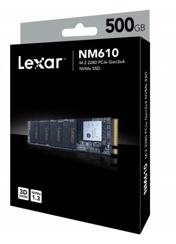 Lexar NM610 500 GB M.2 SSD (LNM610-500RB)