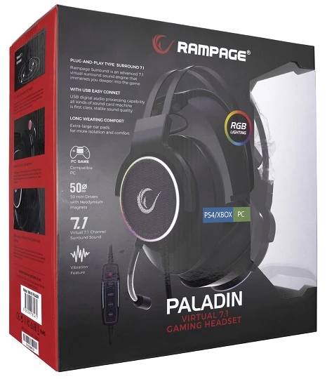 Rampage RM-K9 Paladin Gaming Headset