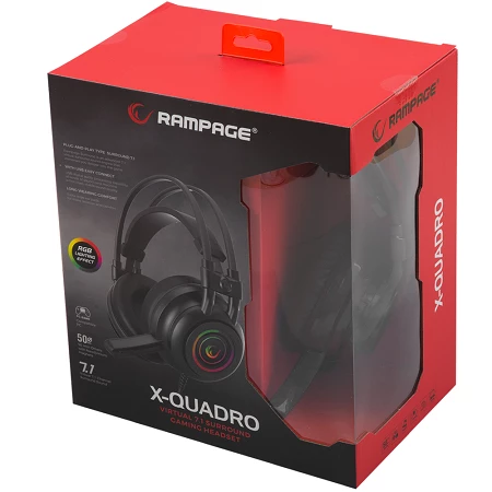 Rampage RM-K2 X-Quadro Gaming Headset
