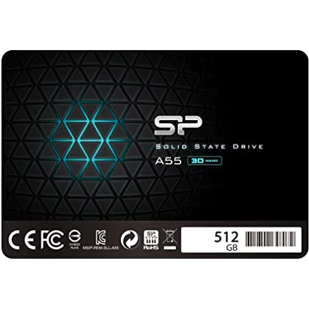 Silicon Power Ace A55 512 GB SATA SSD (SP512GBSS3A55S25-N)