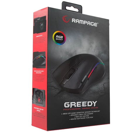 Rampage SMX-G72 Greedy Gaming Mouse