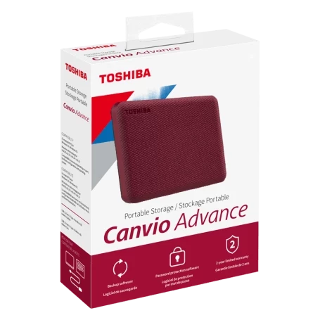Toshiba Canvio Advance 2TB RED (HDTCA20ER3AA) External HDD
