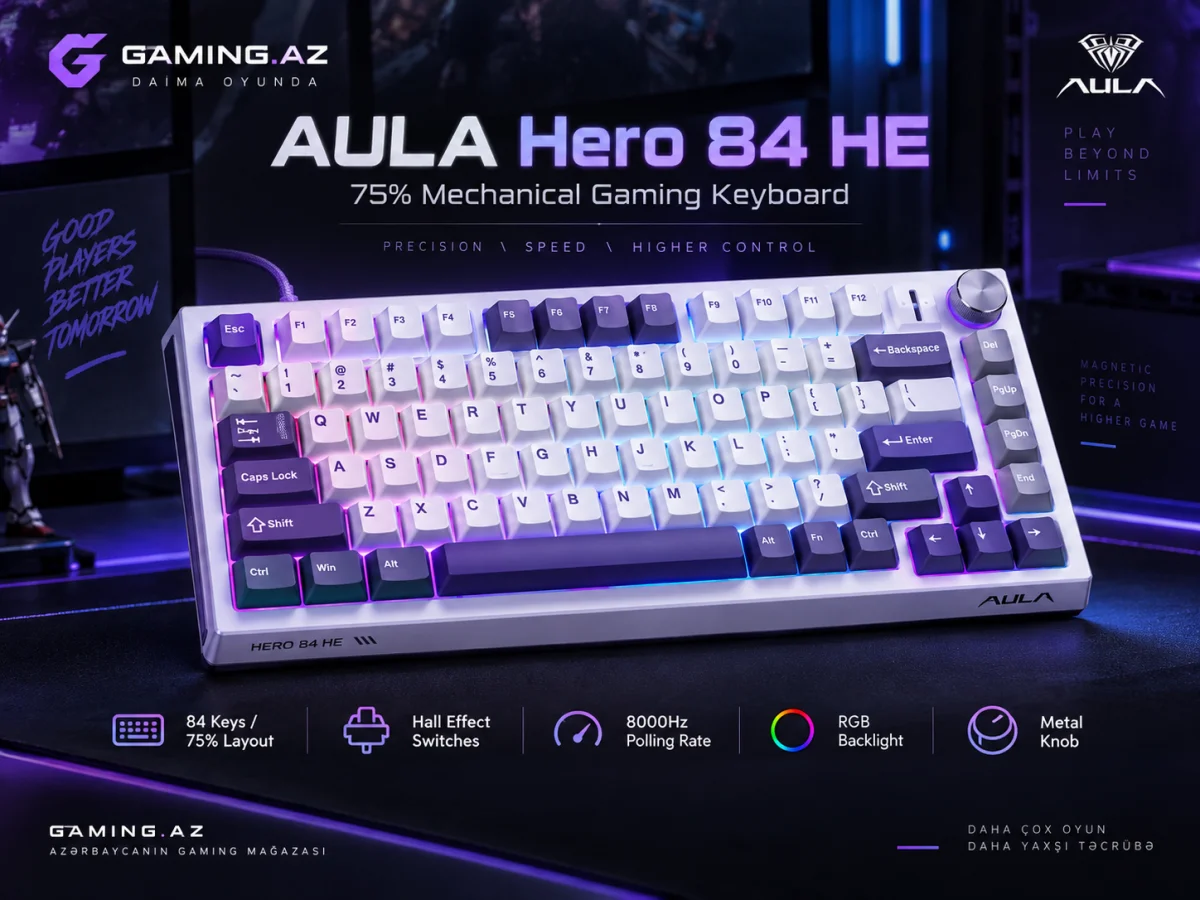 AULA Hero 84 HE - 75% Mechanical Gaming Keyboard