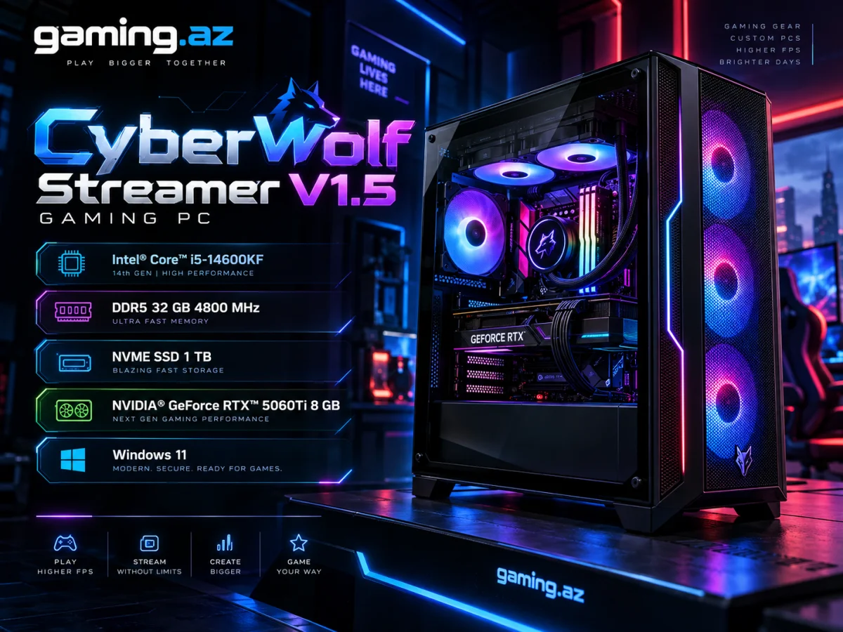 CyberWolf Streamer V1.5 Gaming PC