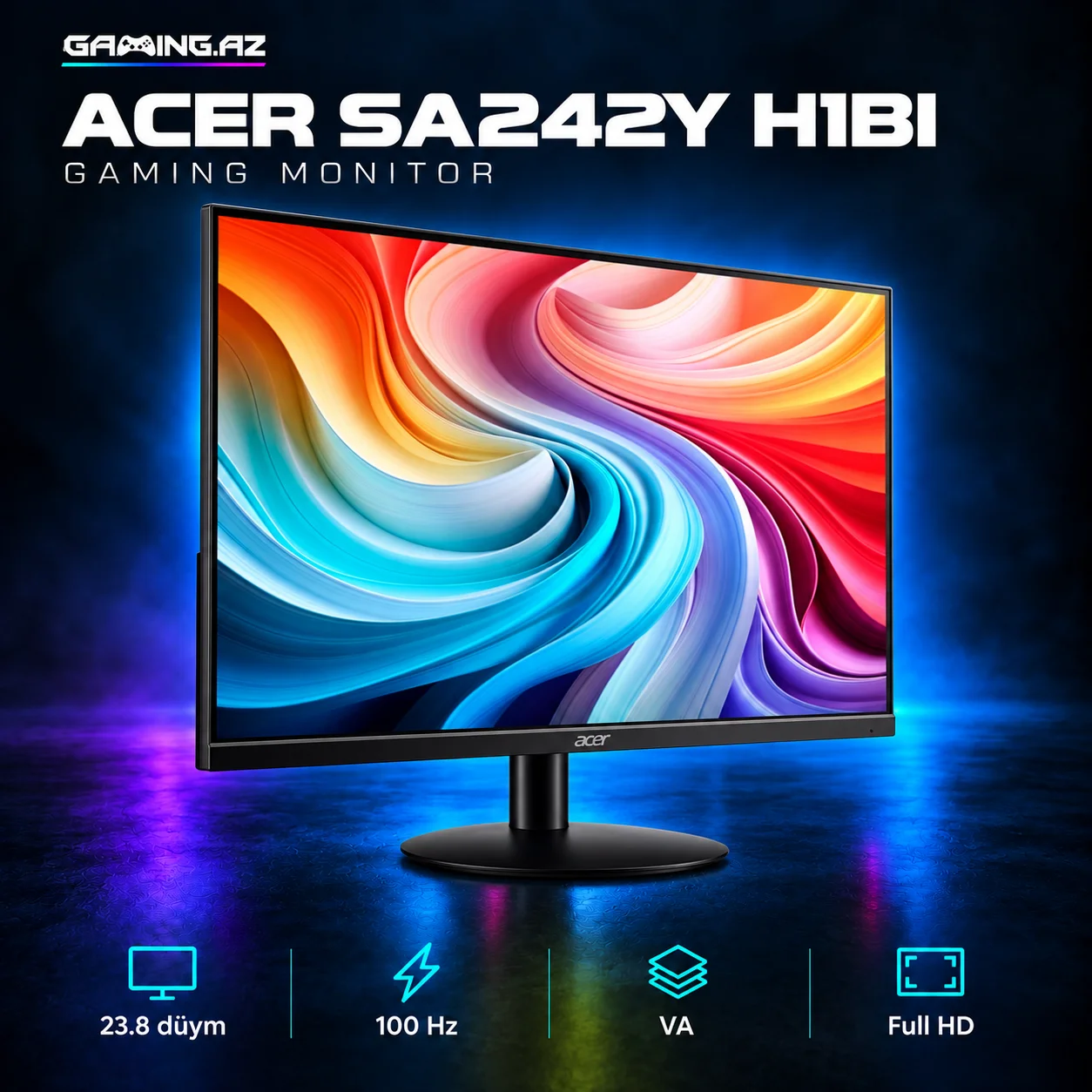 Acer SA242Y H1BI 100Hz Gaming monitor