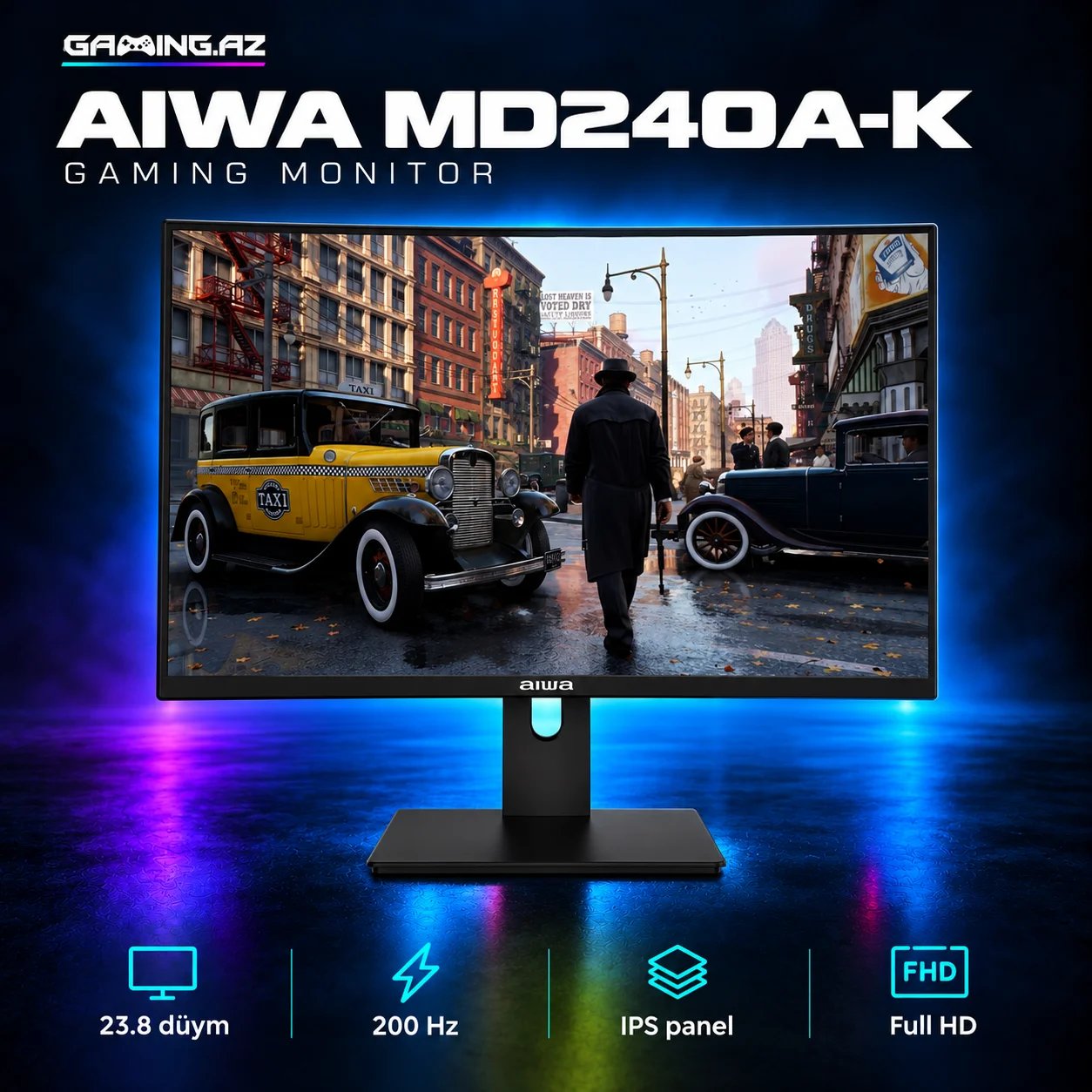 AIWA MD240A-K 200Hz Gaming monitor