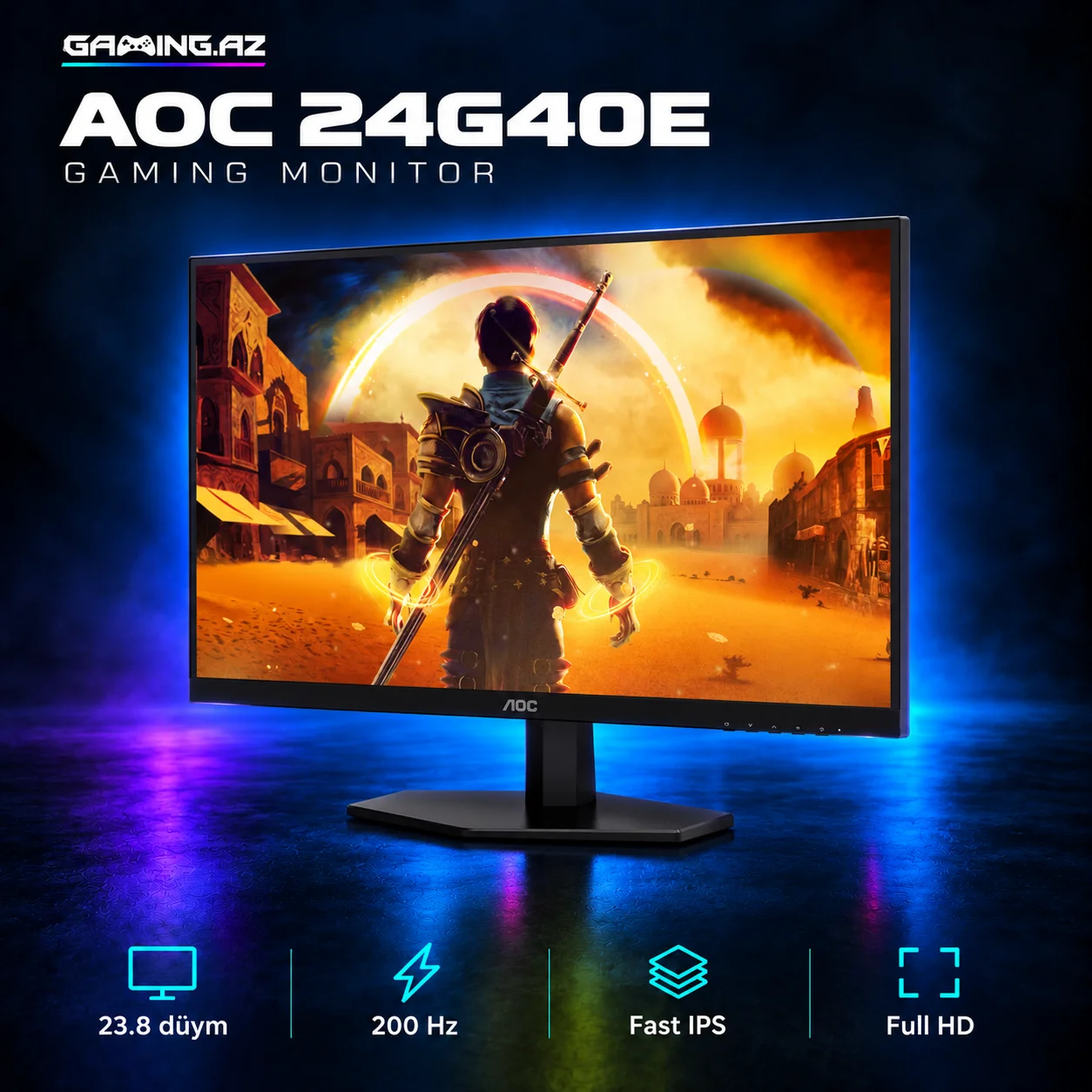 AOC 24G40E 23.8&Prime; 200Hz Gaming monitor