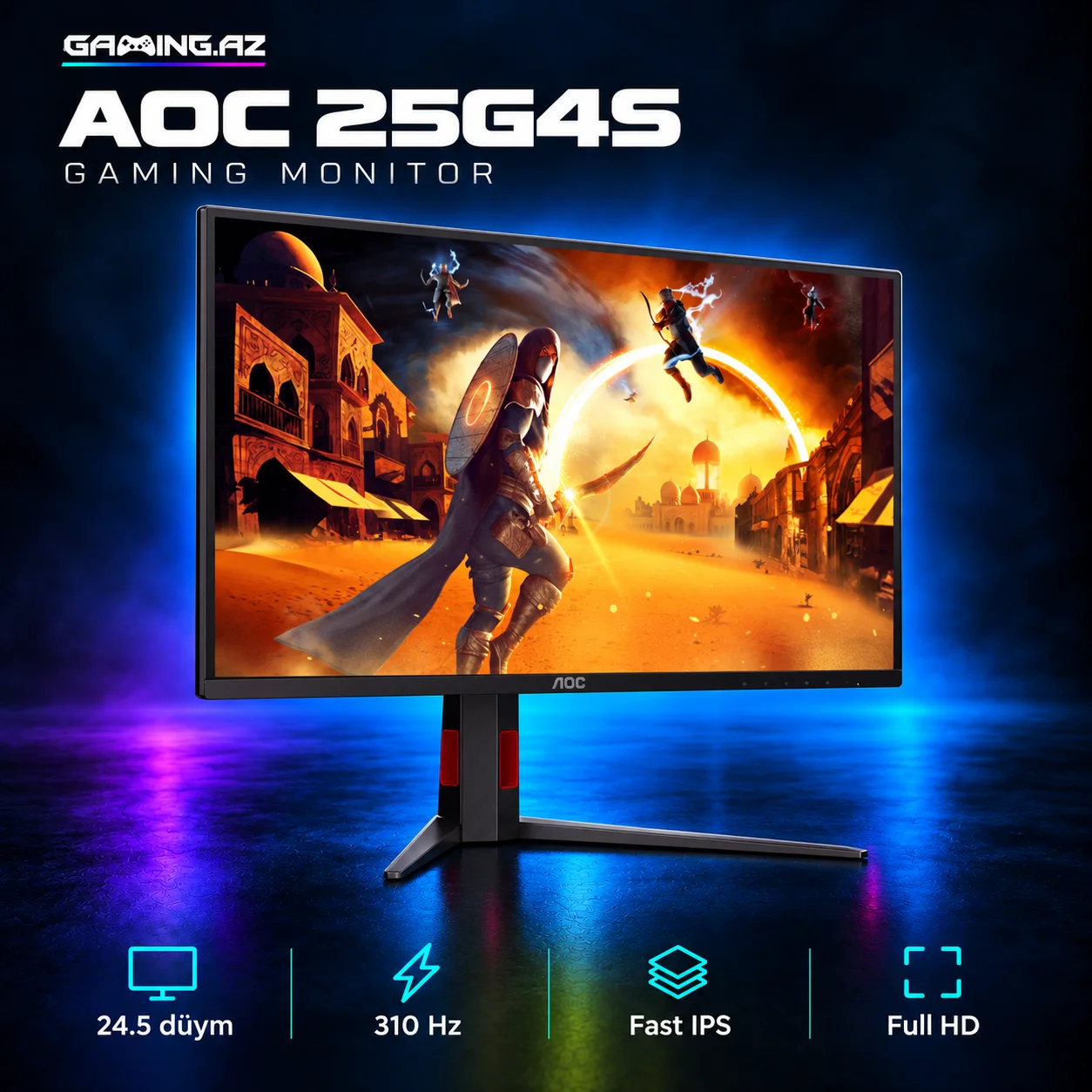 AOC 25G4S 24.5&Prime; 310Hz Gaming monitor