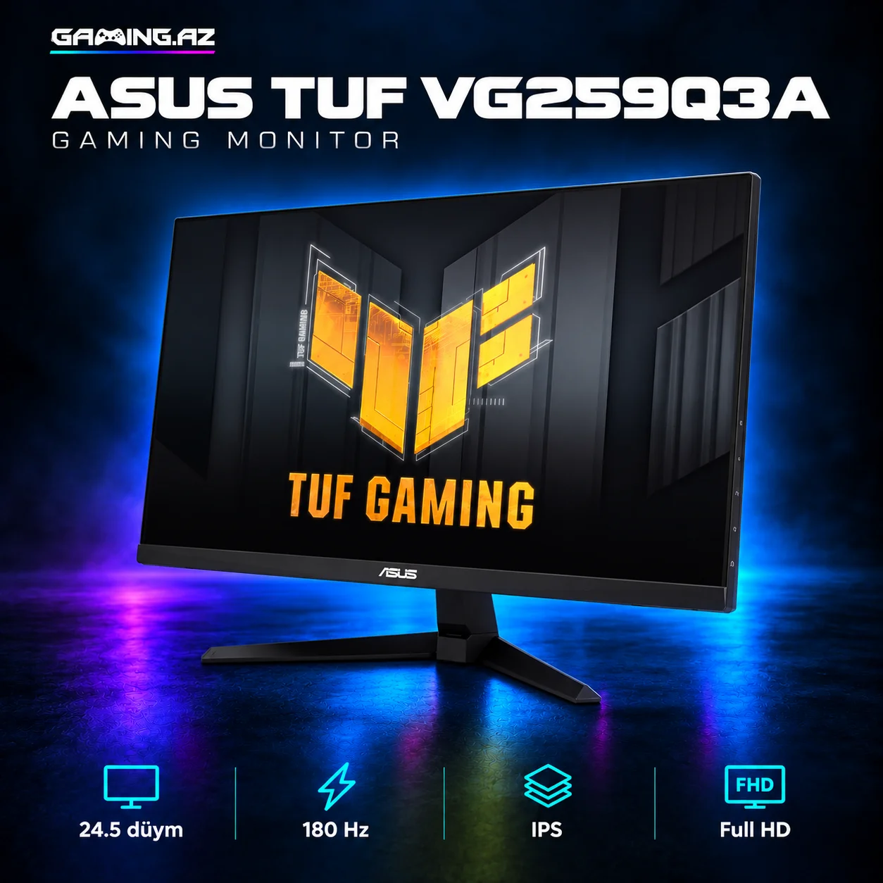 ASUS TUF Gaming VG259Q3A 180Hz (90LM09N0-B01170) Gaming monitor