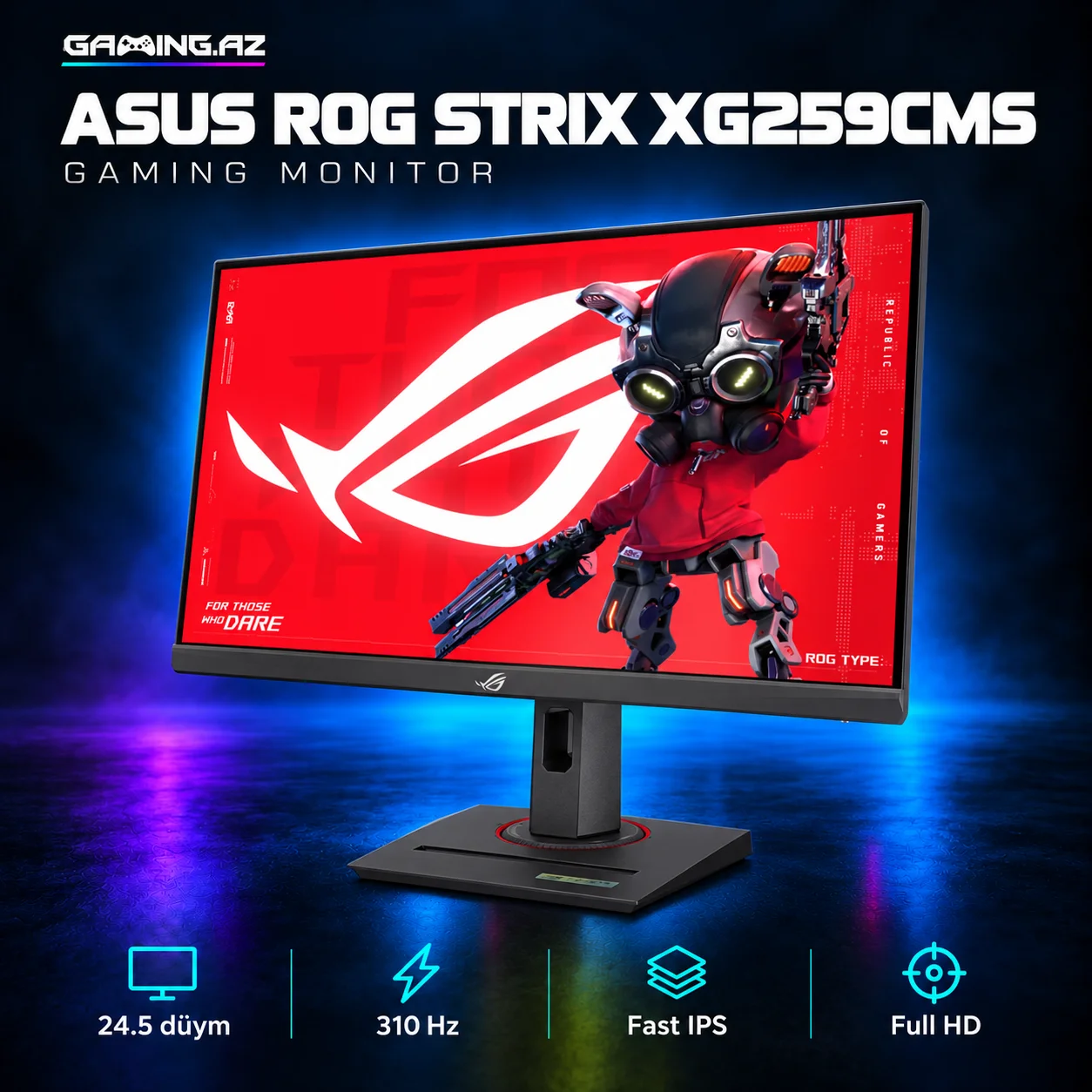 ASUS ROG Strix XG259CMS 310Hz (90LM0A40-B01370) Gaming monitor