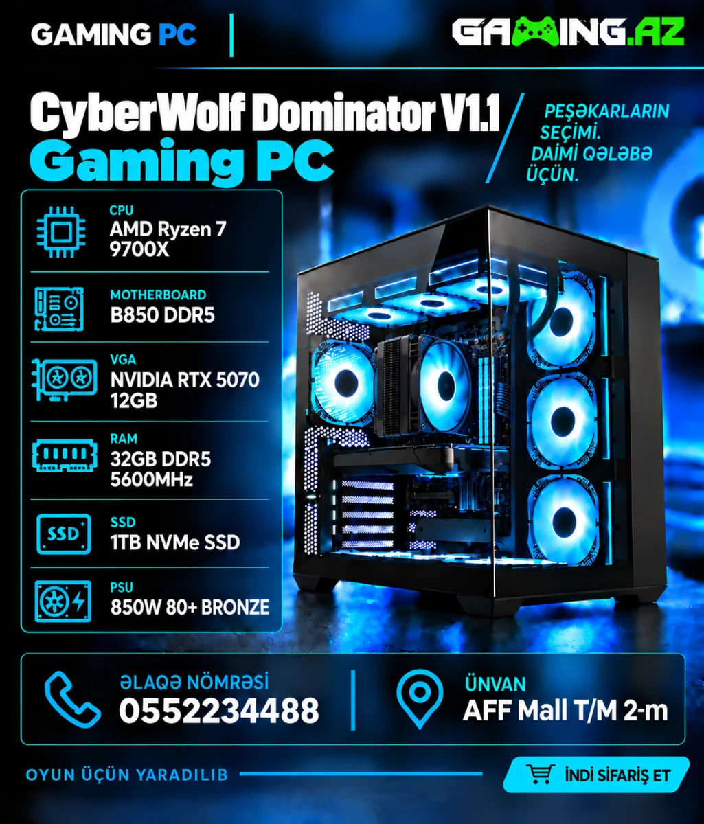CyberWolf Dominator V1.1 Gaming PC