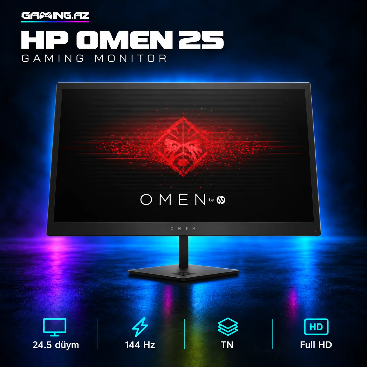 HP OMEN 25 144Hz (Z7Y57AA) Gaming monitor