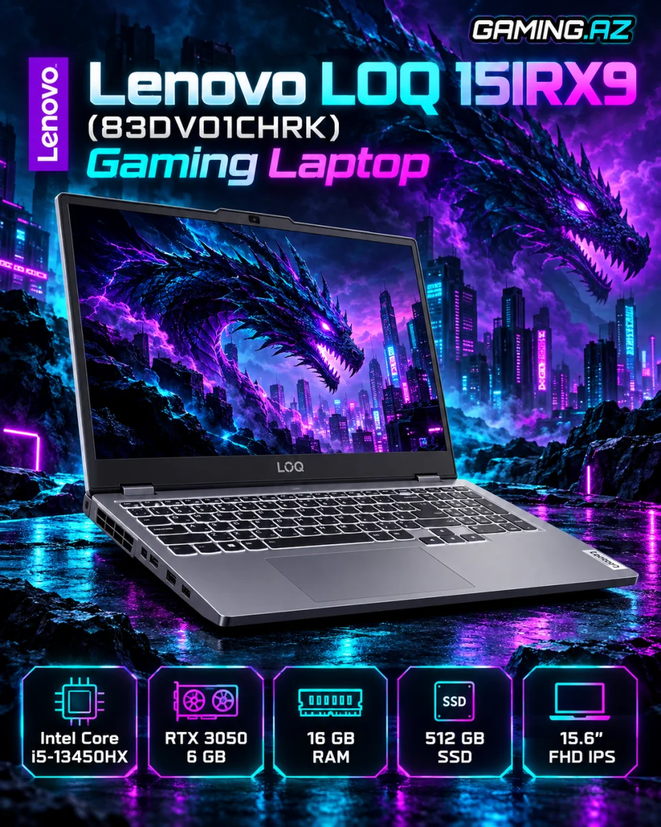 Lenovo LOQ 15IRX9 (83DV01CHRK) Gaming Laptop