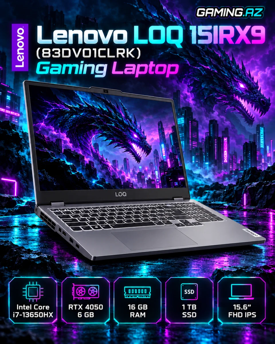 Lenovo LOQ 15IRX9 (83DV01CLRK) Gaming Laptop