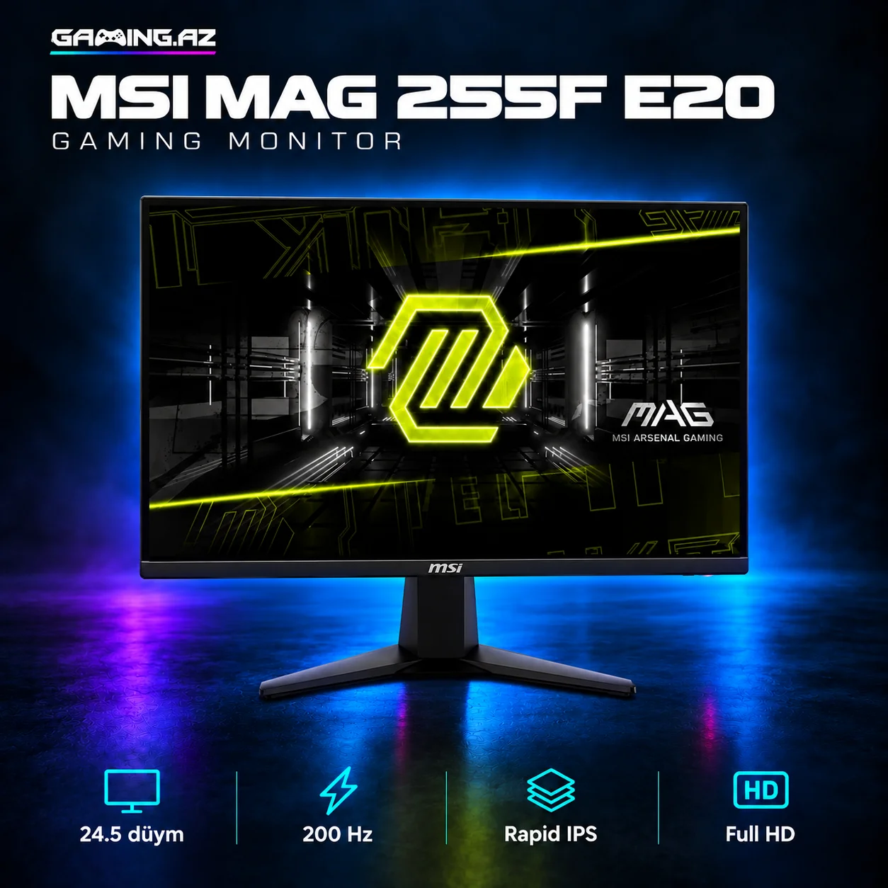MSI MAG 255F E20 200Hz (9S6-3BC21M-057) Gaming monitor