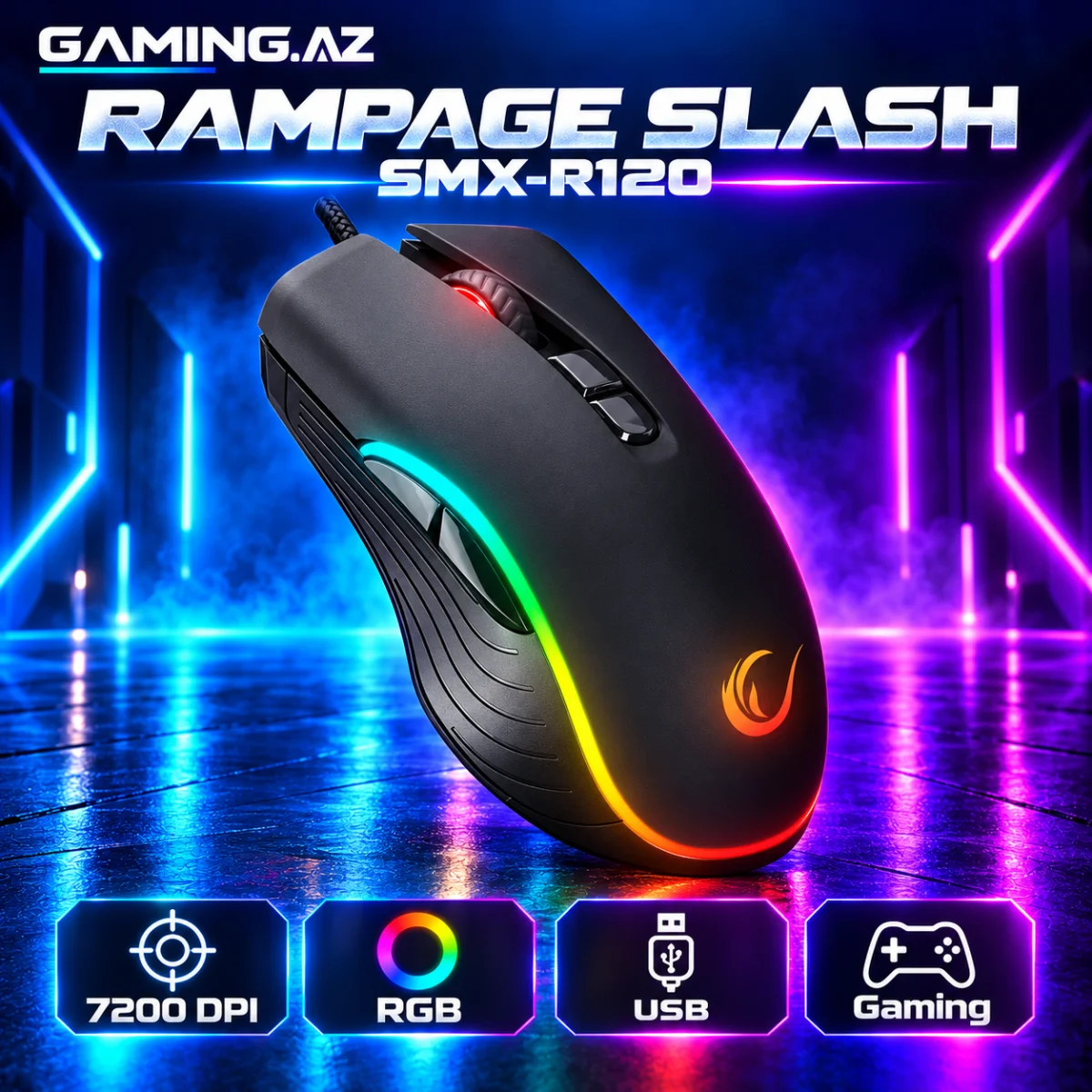Rampage Slash SMX-R120 Gaming Mouse