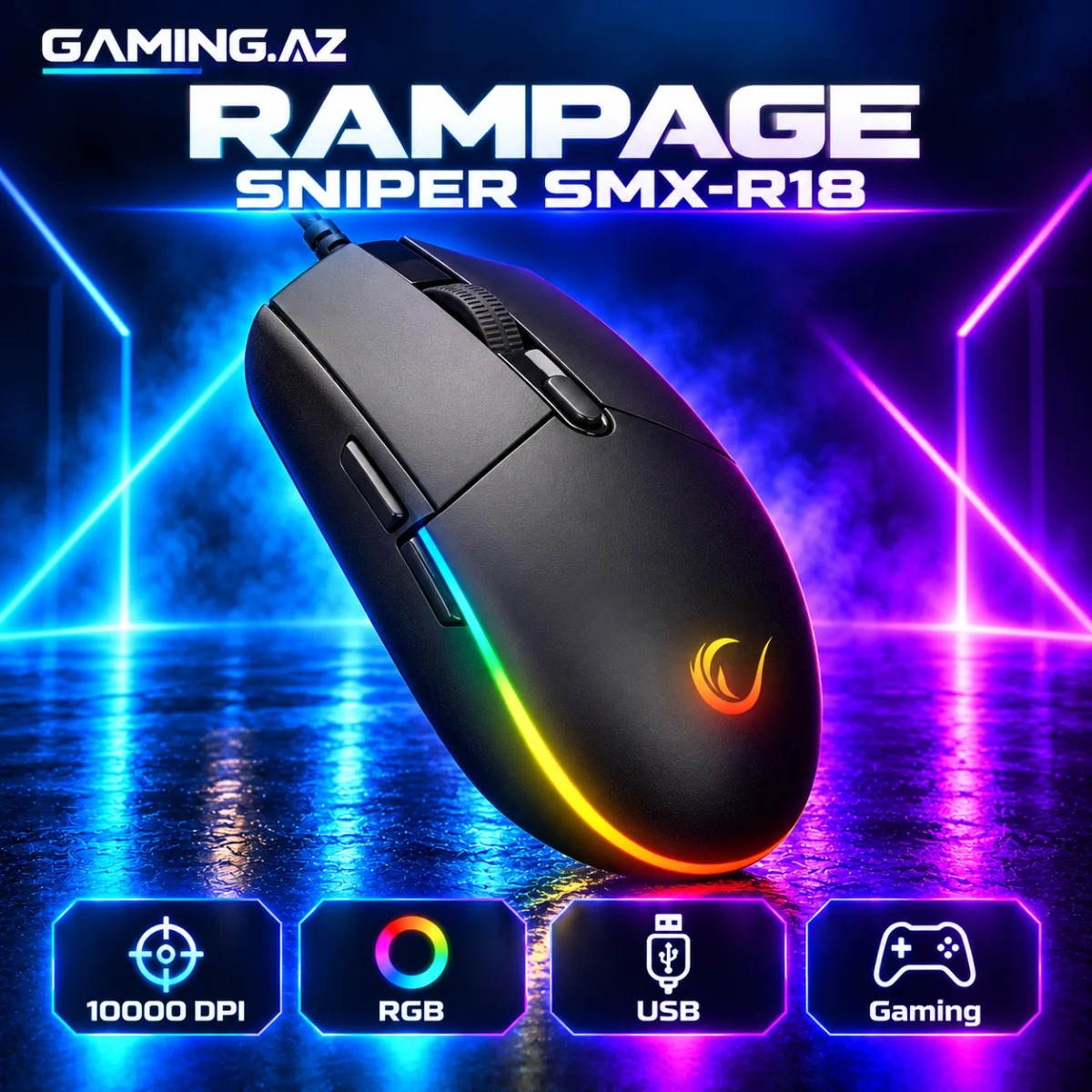 Rampage Sniper SMX-R18 Gaming Mouse