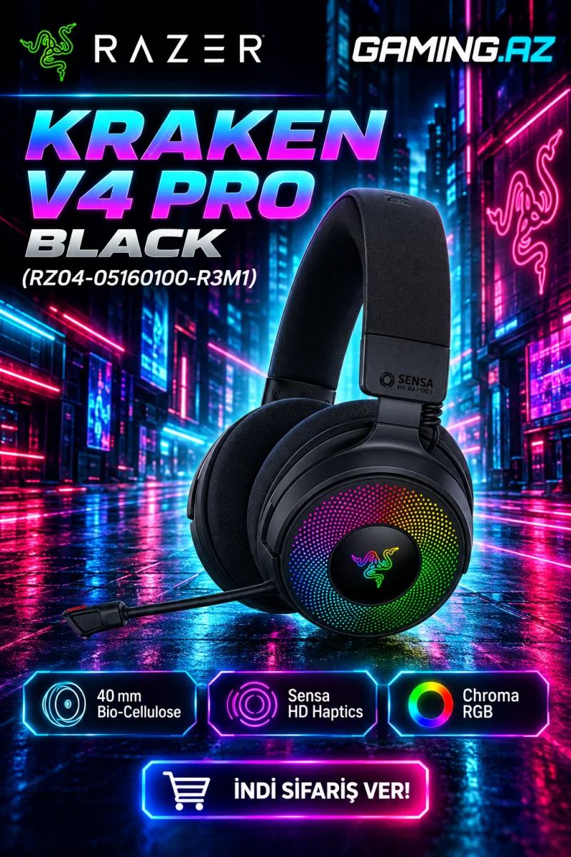 Razer Kraken V4 Pro Qara (RZ04-05160100-R3M1) Gaming Headset