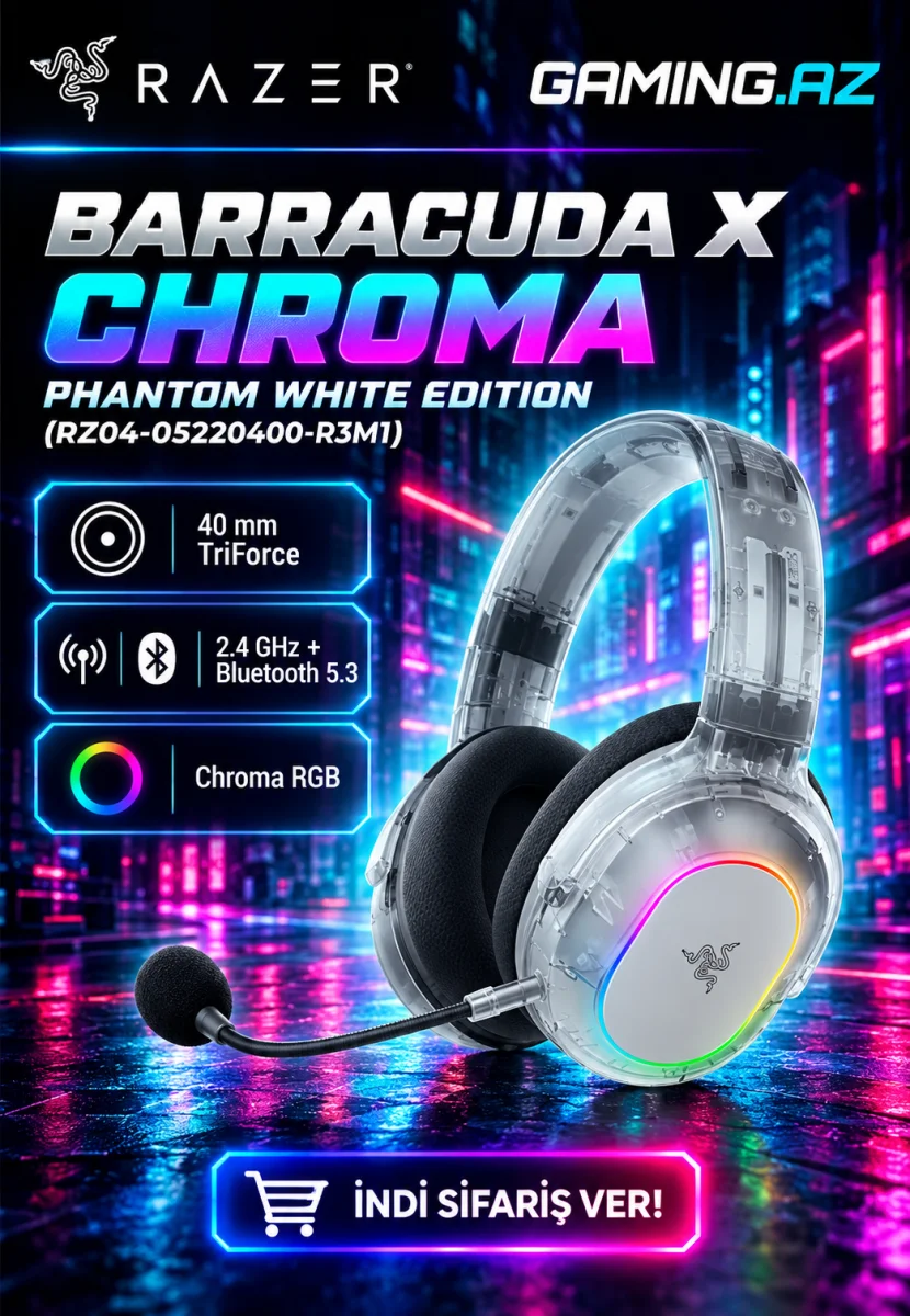Razer Barracuda X Chroma Phantom White Edition (RZ04-05220400-R3M1) Gaming Headset