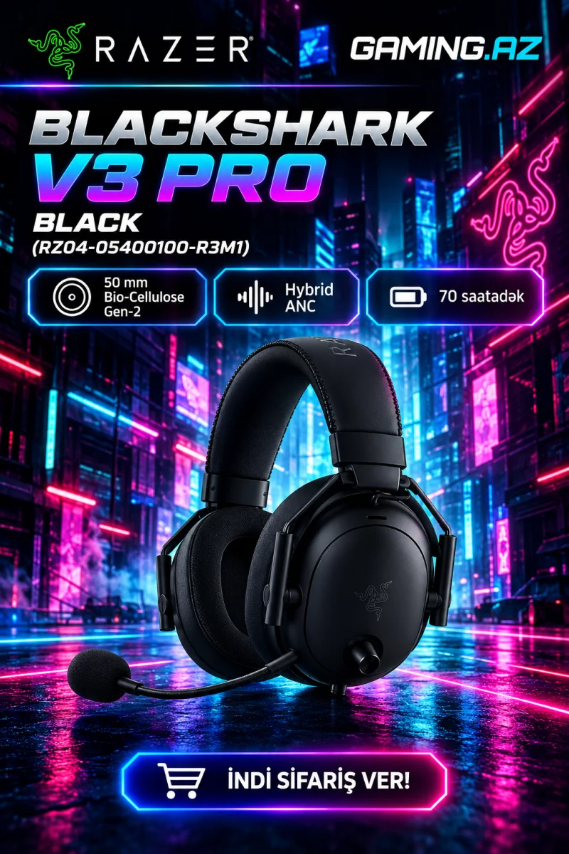 Razer BlackShark V3 Pro Qara (RZ04-05400100-R3M1) Gaming Headset