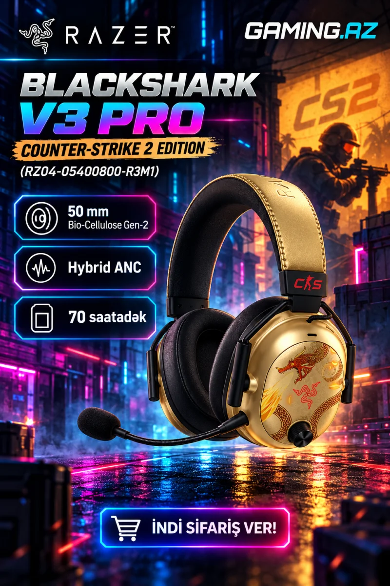 Razer BlackShark V3 Pro Counter-Strike 2 Edition (RZ04-05400800-R3M1) Gaming Headset