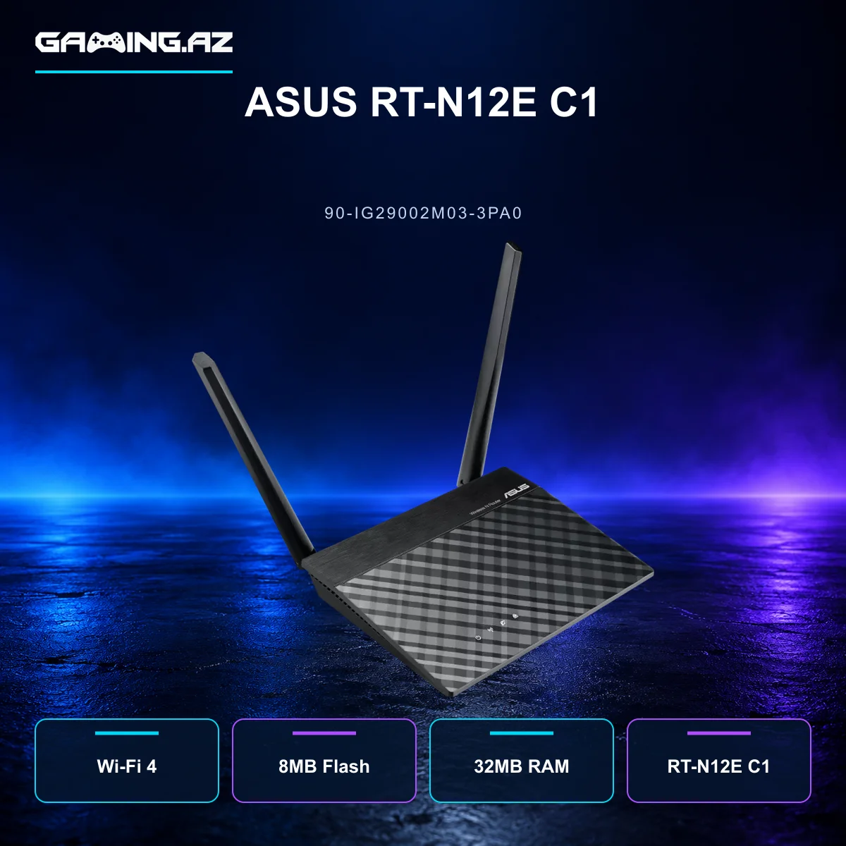 ASUS RT-N12E C1 (90-IG29002M03-3PA0) Router