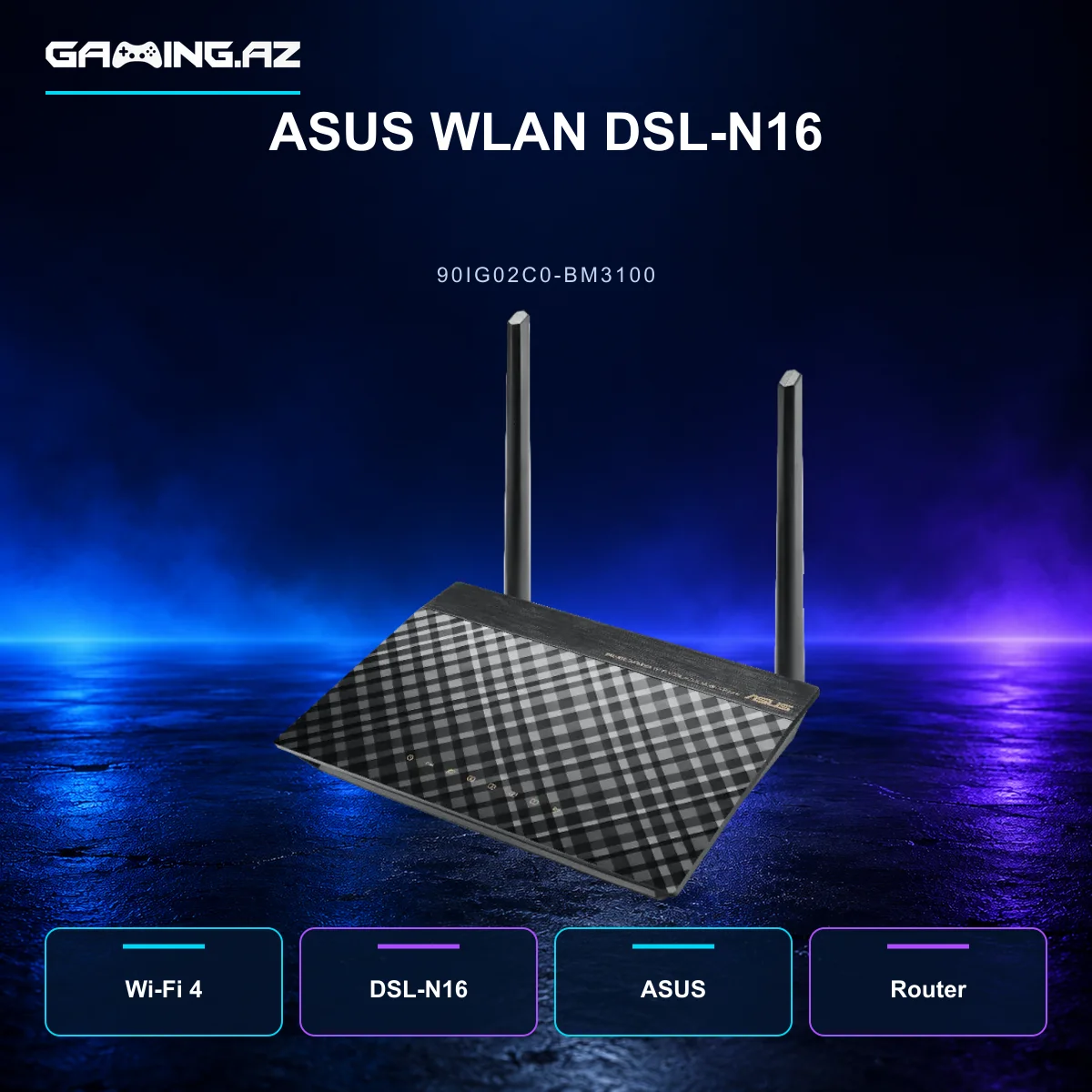 ASUS WLAN DSL-N16 (90IG02C0-BM3100) Router