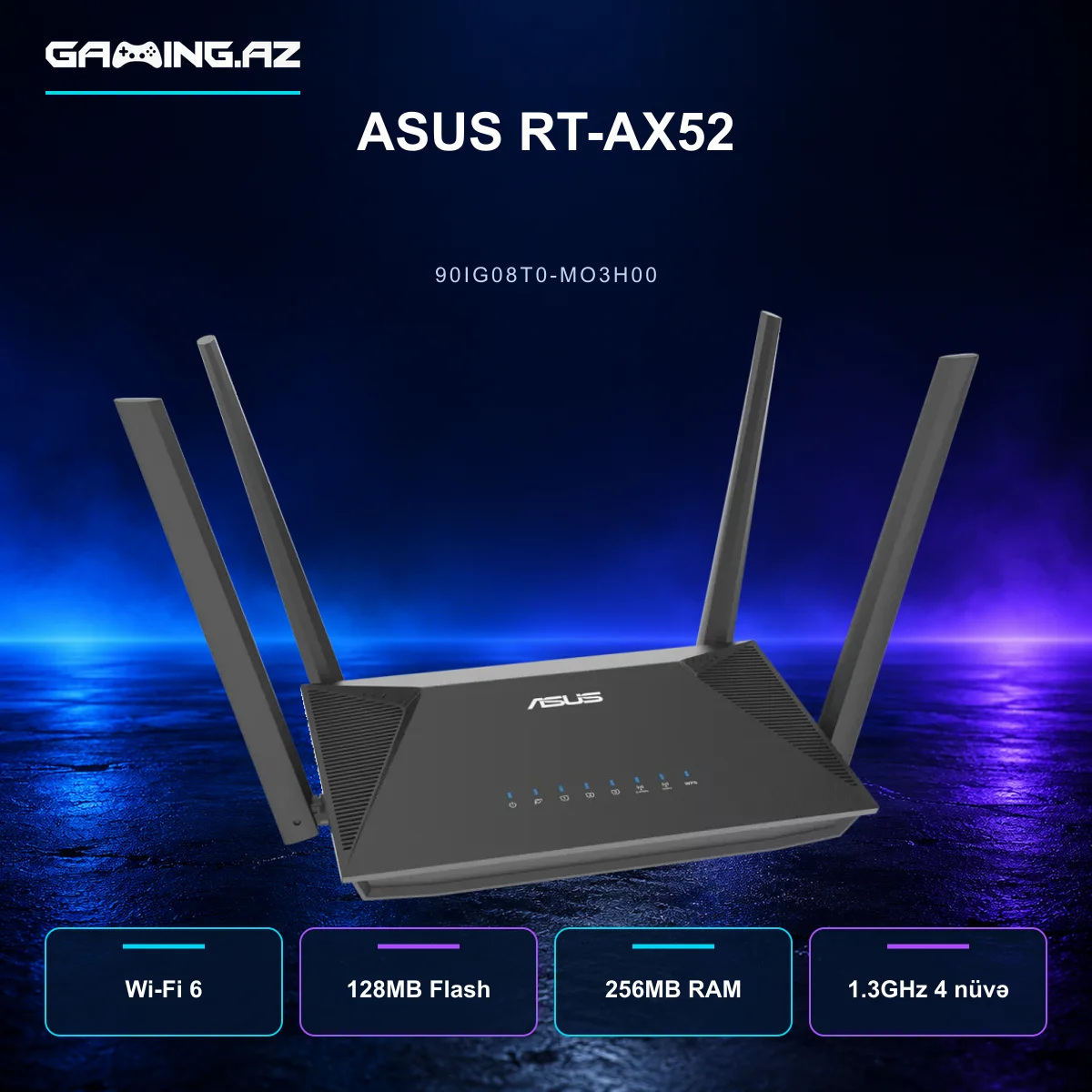 ASUS RT-AX52 (90IG08T0-MO3H00) Router